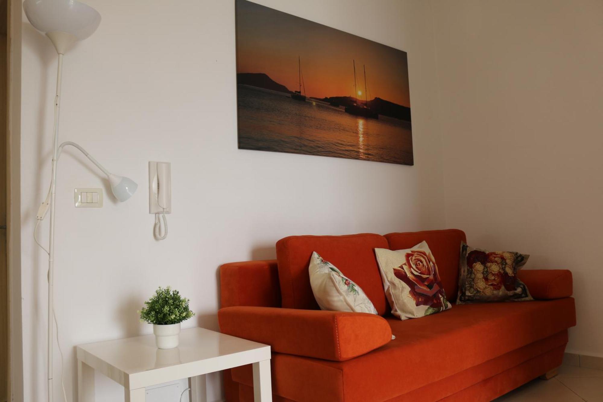 Orange Corner Apartment Sarande Bagian luar foto