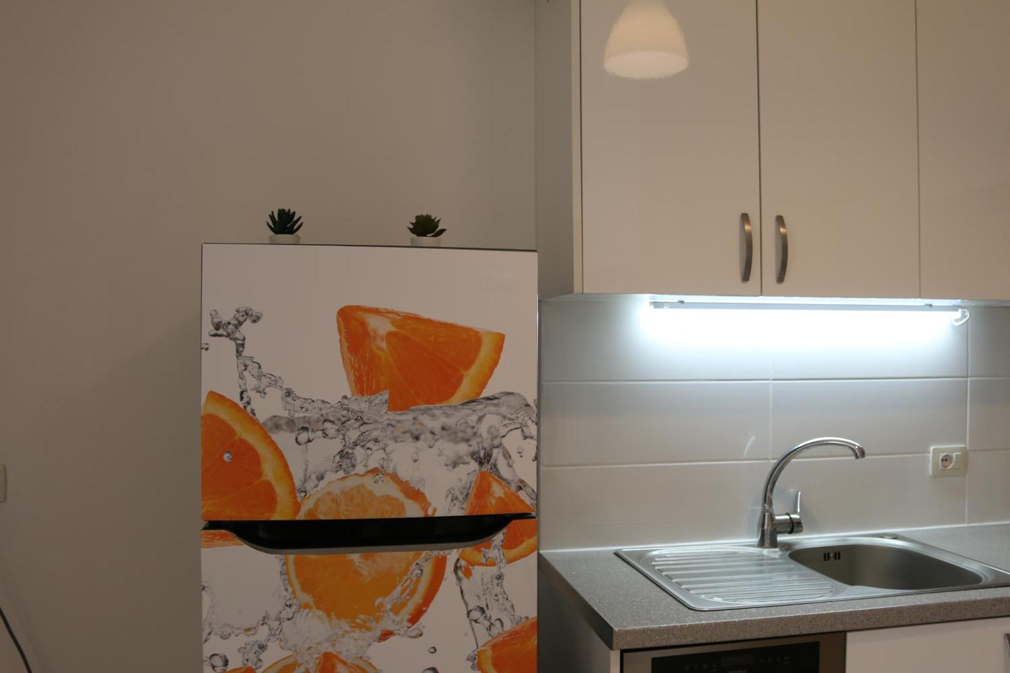 Orange Corner Apartment Sarande Bagian luar foto